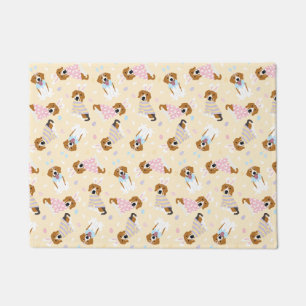 Happy Easter Beagle Dogs Doormat