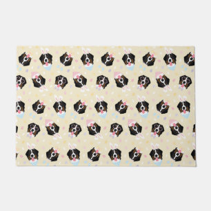 Happy Easter Bernese Mountain Dogs Doormat
