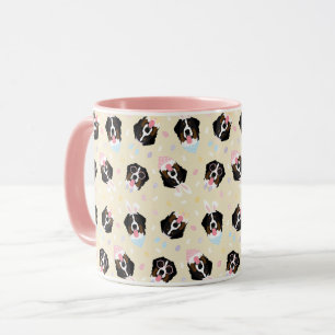 Happy Easter Bernese Mountain Dogs Mug