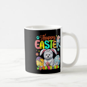 Happy Easter Bichon Frise Cosplay Bunny Chocolate  Coffee Mug