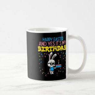Happy Easter Birthday Bunny Cake Bday Party Boys G Coffee Mug