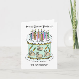 Happy Easter Birthday Card