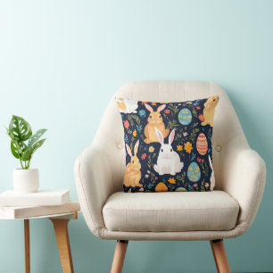 Happy Easter Boho Bunny Collection Cushion