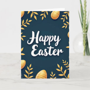 Happy Easter Botanical Art Card