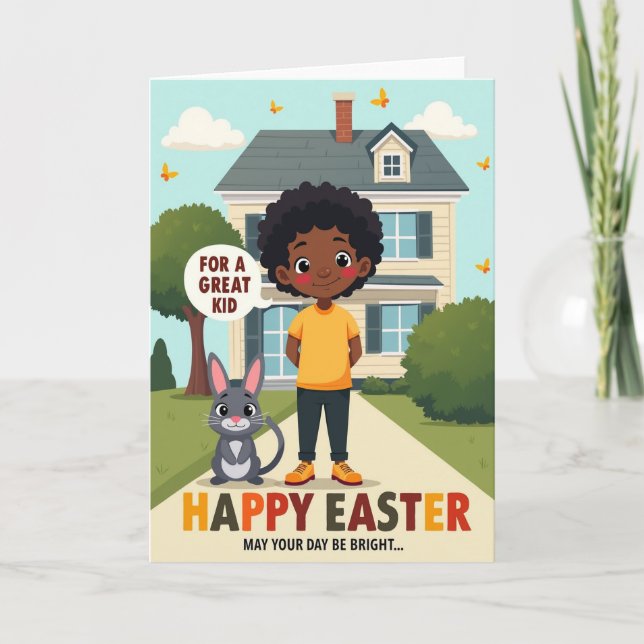 Happy Easter Bright Day Card (Front)