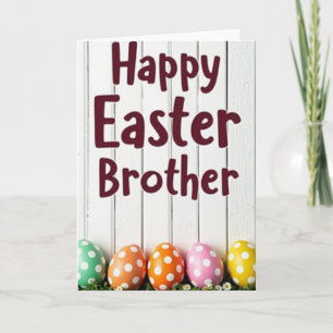 Happy Easter Brother Card