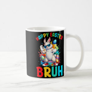 Happy easter bruh 67 boys kids bunny eggs six seve coffee mug