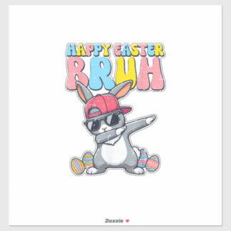 Happy Easter Bruh Bunny Dab Rabbit Dance Boys Kids