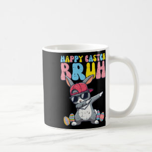 Happy Easter Bruh Bunny Dab Rabbit Dance Boys Kids Coffee Mug