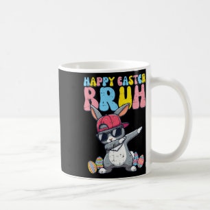 Happy Easter Bruh Bunny Dab Rabbit Dance Boys Kids Coffee Mug
