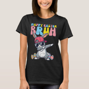 Happy Easter Bruh Bunny Dab Rabbit Dance Boys Kids T-Shirt