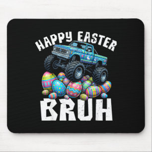 Happy easter bruh monster truck easter eggs huntHa Mouse Pad