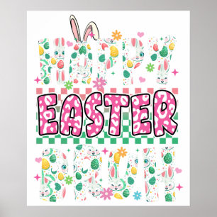 happy easter bruh, retro, vintage poster