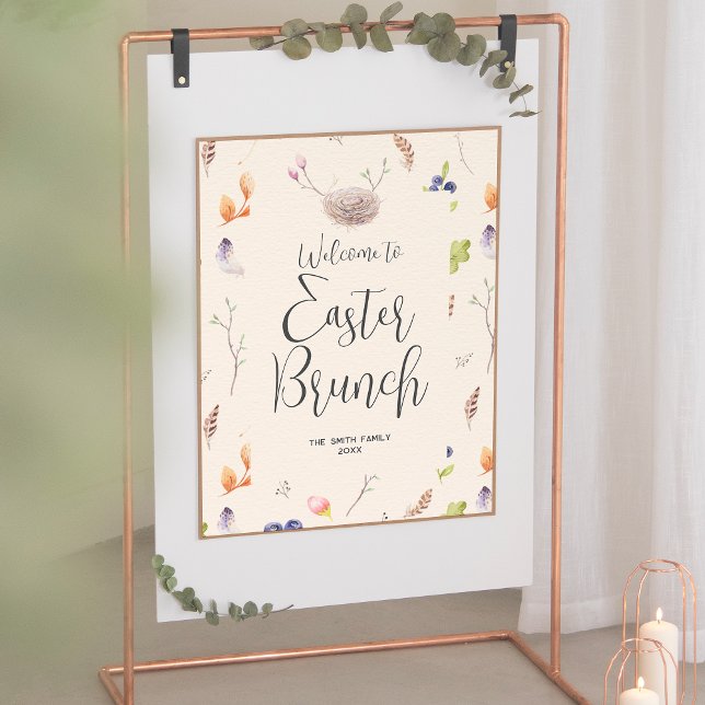 Happy Easter Brunch Welcome Poster (Creator Uploaded)