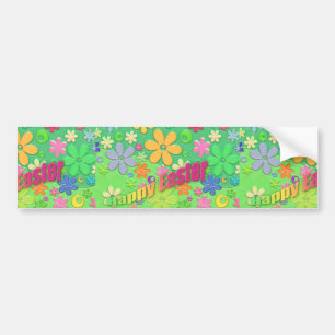 happy easter bumper sticker