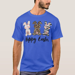 Happy Easter Bunnies Easter Bunny Leopard Easter M T-Shirt