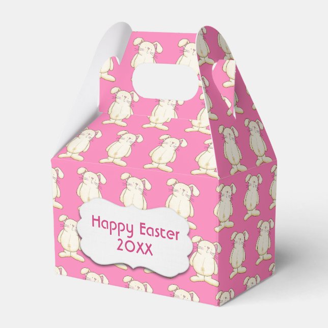 Happy Easter Bunnies Favour Box (Front Side)