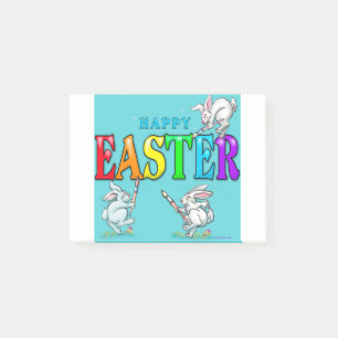 Happy Easter Bunnies Post-it Notes