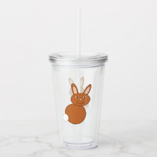 Happy Easter Bunny Acrylic Tumbler
