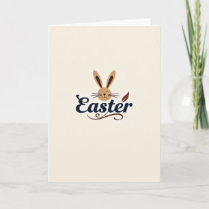 Happy Easter Bunny Art Card