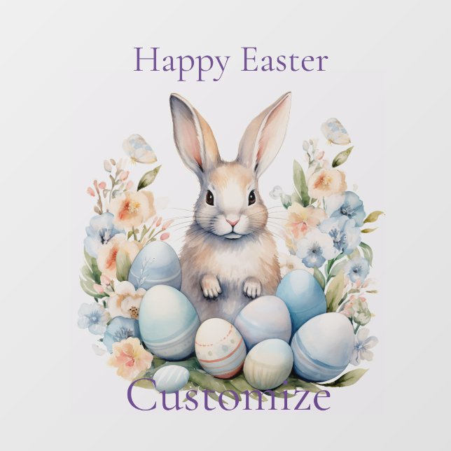 Happy Easter Bunny Basket Thunder_Cove (Sheet)