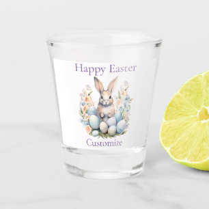 Happy Easter Bunny Basket Thunder_Cove Shot Glass