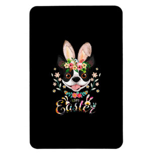 Happy Easter Bunny Boston Terrier Lovers With East Magnet