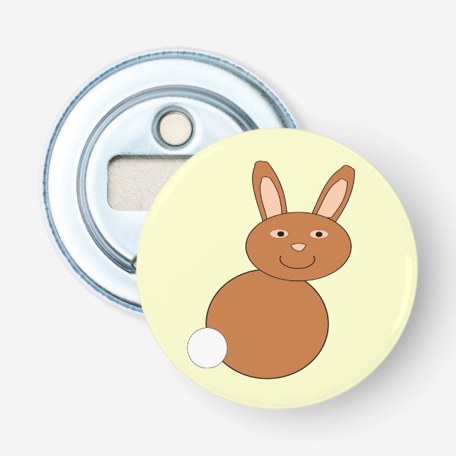 Happy Easter Bunny Bottle Opener (Front)
