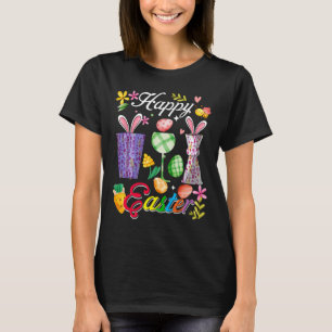 Happy Easter Bunny Byrtender Tools Job Team Huntin T-Shirt