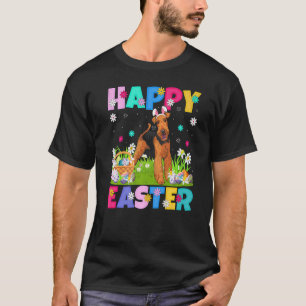 Happy Easter Bunny Cairn Terrier Dog Easter Sunday T-Shirt