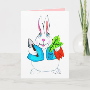 HAPPY EASTER BUNNY card