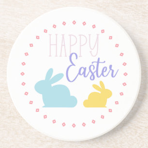Happy Easter Bunny Coaster