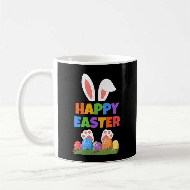 Happy Easter Bunny  Coffee Mug (Left)