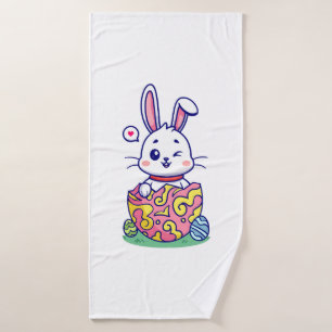 Happy Easter Bunny collection 2 Bath Towel