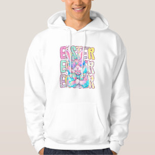 Happy Easter Bunny Coquette Bow Preppy Easter Day  Hoodie