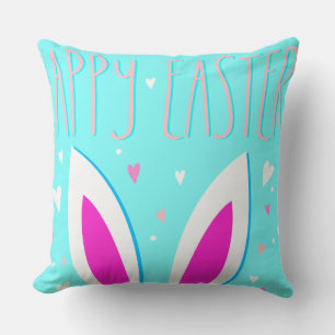 happy easter bunny cushion