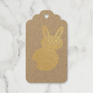 Happy Easter Bunny Custom Gift Tags