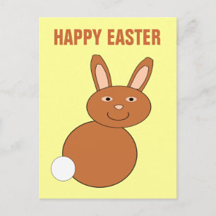 Happy Easter Bunny Custom Postcard