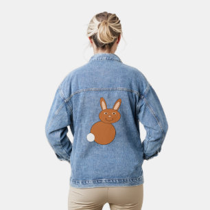 Happy Easter Bunny Denim Jacket