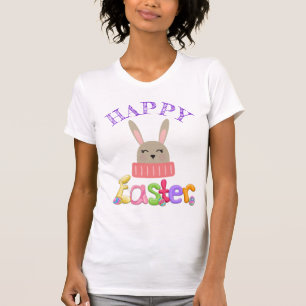 Happy Easter Bunny Design T-Shirt
