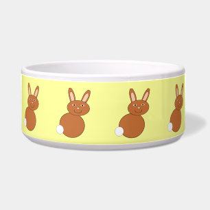 Happy Easter Bunny Dog Bowl