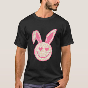 Happy Easter Bunny Ears With Smile Face Meme T-Shirt