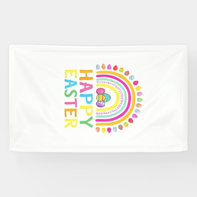 Happy Easter Bunny Easter Egg Hunt Easter Women Gi Banner (Horizontal)