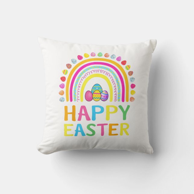 Happy Easter Bunny Easter Egg Hunt Easter Women Gi Cushion (Front)