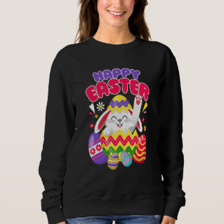 Happy Easter Bunny Easter Eggs Sweatshirt