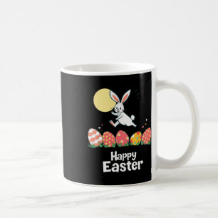 Happy Easter Bunny Easter Outfit Egg Nest Flower R Coffee Mug
