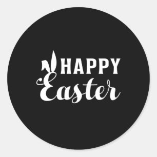 Happy Easter Bunny Easter Spring Egg Funny Gift Classic Round Sticker