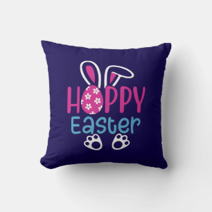 Happy Easter Bunny Egg Cute Spring Design Cushion
