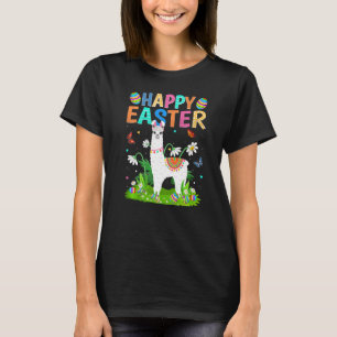 Happy Easter Bunny Egg Funny Alpaca Easter Sunday T-Shirt