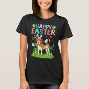 Happy Easter Bunny Egg Funny Beagle Dog Easter Sun T-Shirt